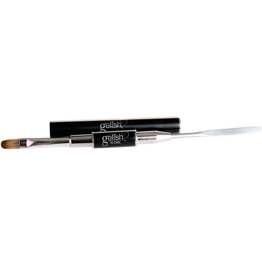 Gelish Black and Silver polygel nail tool